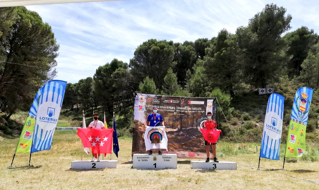 RFETA's tweet photo. #ArcoCampo21
Medallistas del Campeonato de España de Campo 2021

ARCO RECURVO

ORO
50 María Pitarch CAT
40 Elisabeth Luengo PVA

59 Daniel Morillo BAL
52 Carlos Iglesias MAD

BRONCE
43 Irati Unamunzaga MAD
34 Andrea Legarra NAV

51 Jorge Dabán NAV
41 Rubén de la Cuerda MAD https://t.co/xzOz3wSeLO
