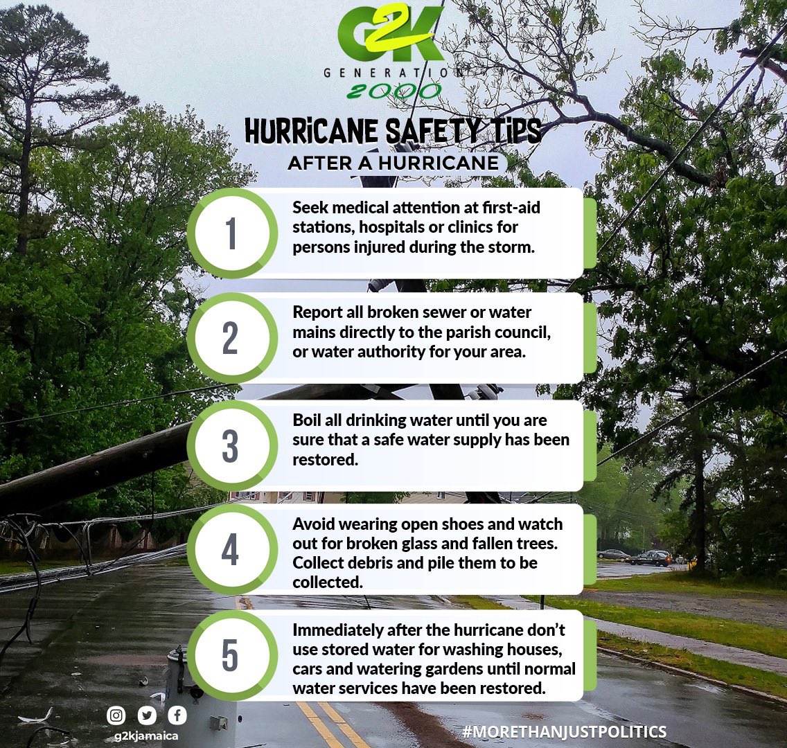g2kjamaica's tweet photo. The weather pattern between June and December is significantly influenced by the Northward shift of the Inter-Tropical Convergence Zone and cyclonic instability, which leads to the formation of easterly waves, storms, and hurricanes.
#StaySafe https://t.co/ccSbPGZCGh