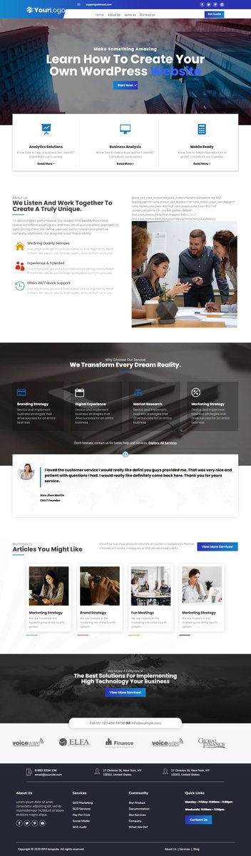 ismaildeveloper's tweet photo. WordPress Website Design For Demo Design.
Using Divi Theme and Divi Page Builder.
Fiverr: https://t.co/F7NeeBlHbI
#wordpress #design #Divi #divitheme #diviexpert #diviwebsite #divibuilder #Fiverr #Upwork #Freelancer #webdesign #websitedesign #website #project https://t.co/beazIaG1DI