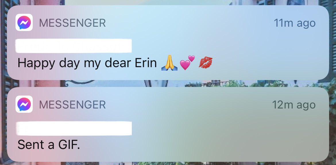 e_ezell's tweet photo. I’ll know I’ve found the one when they randomly send me cute messages like my moms French pen pal from her twenties that I’ve met once https://t.co/RFKRie0ly6