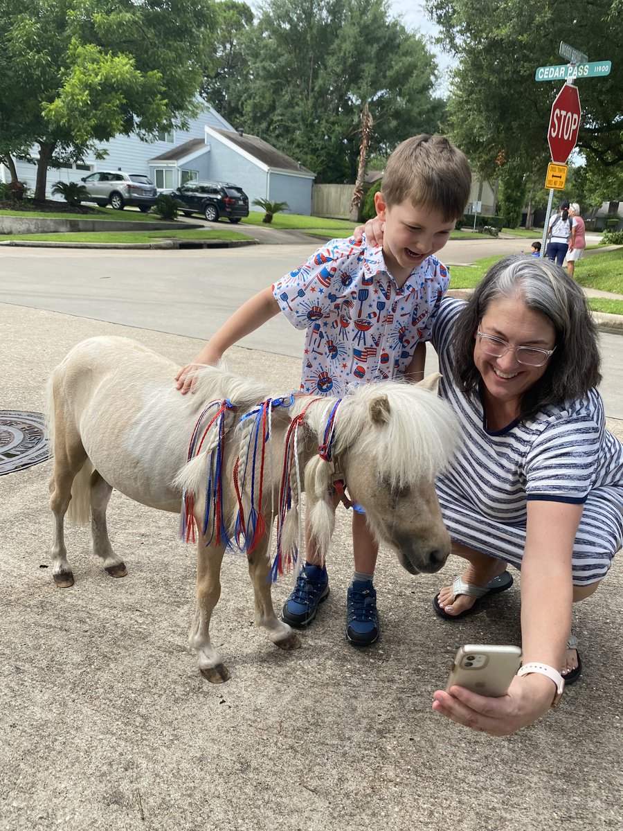 BanjoNonProfit's tweet photo. Plato_the_Pony always enjoying the children! Happy 4th of July! https://t.co/Sn4anVywAZ
