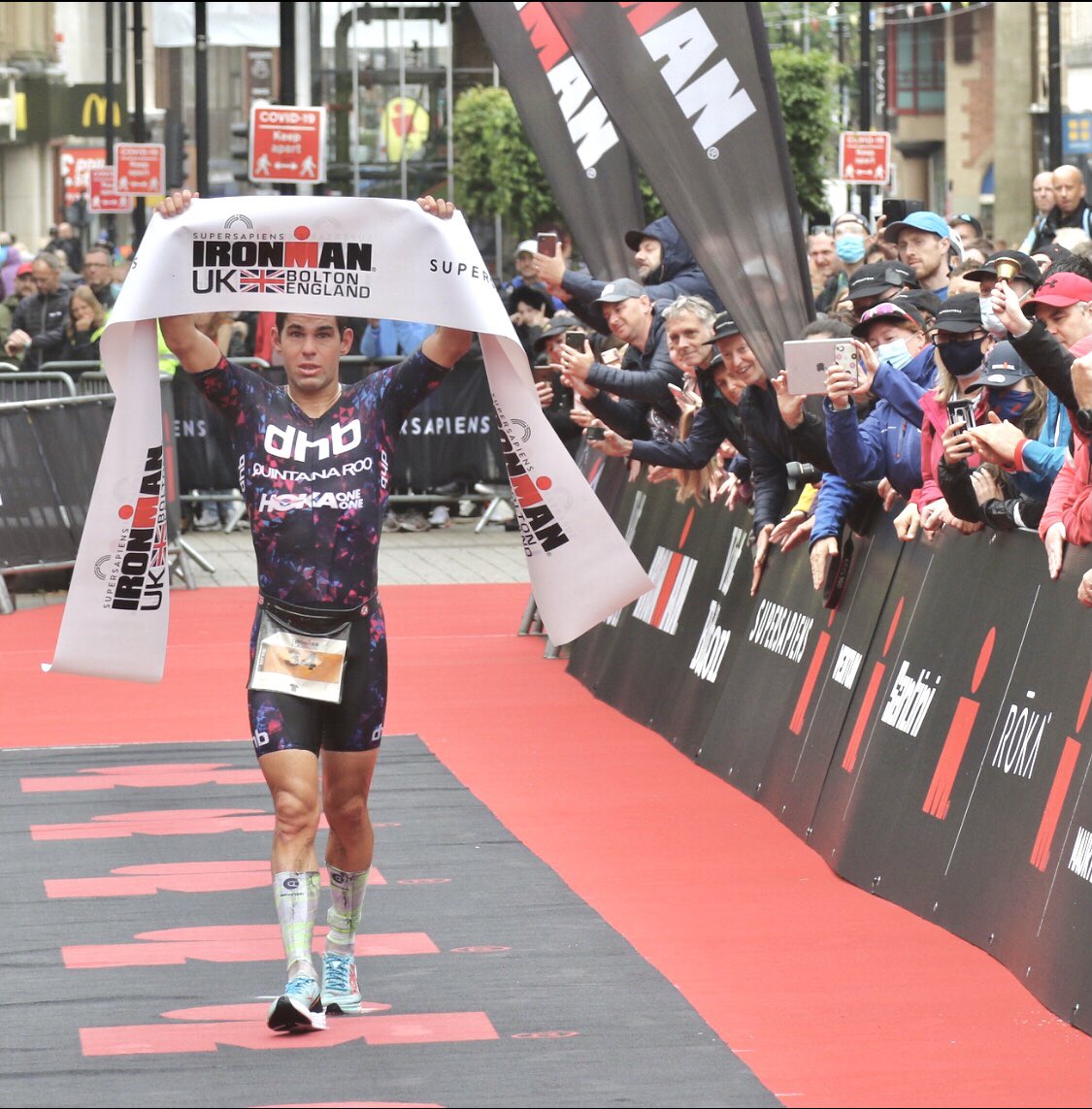 DannyCrompton1's tweet photo. Great Day working with King Gojira @PhilTaylorARPS Congrats to the winners of @IRONMANtri 2021 @TheBoltonNews @burytimes Thanks to @DanHopkinsBN https://t.co/yaCkOtPQx2