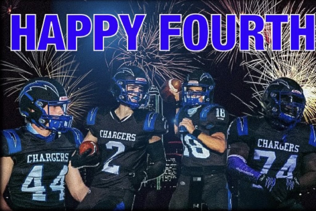 GG_DB_22's tweet photo. Happy 4th of July to all my #BoltBrothers and to all those that raise their right hand to serve for our independence and freedom. @AF_Academy @DCSChargers @Brian_Knorr @CoachTCalhoun @CoachMorrisAF @CoachCox_GF ⚡️✈️  💙🤍 #BoltBrotherhood https://t.co/kGlp1oASn0