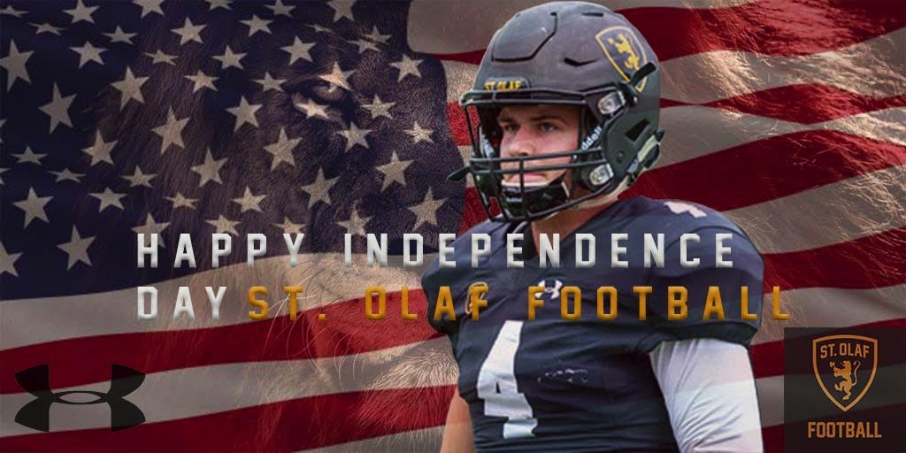 StOlafFB's tweet photo. Happy Independence Day from our family to yours! https://t.co/E4uKOVnMEa