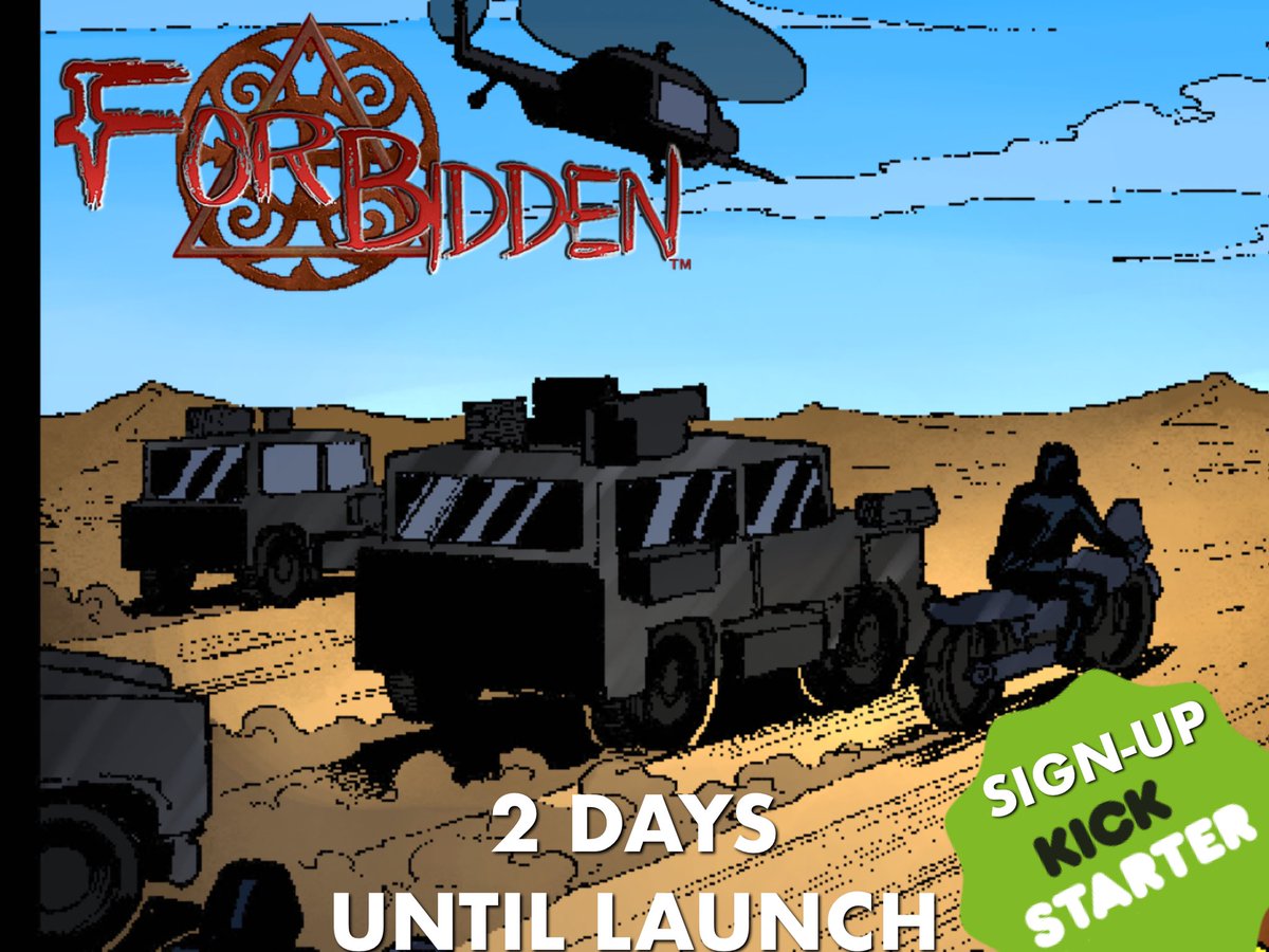 CatchDaCraze's tweet photo. 2 days to go. Sign up today https://t.co/zVyNPTTeK0

#forbiddencomic #forbidden #comic #comics #makingcomics #comicart #comicartist #coverart #coverartist #indie #indiecomics #fantasyart #fantasyartist #fantasybooks #fantasywriter #characterart #goodreads #buymybook #kickstarter https://t.co/0Kt3bJbXKw