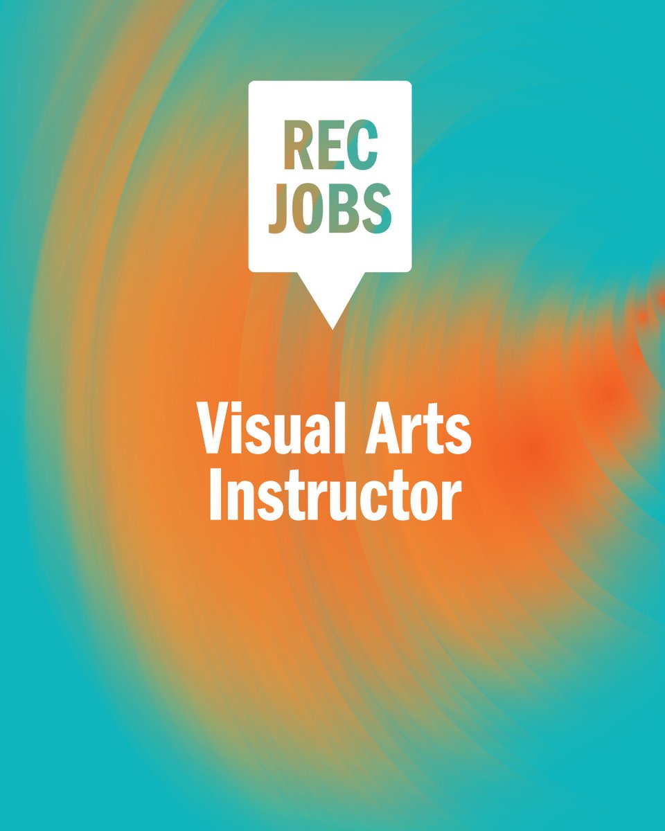 TorontoPFR's tweet photo. We’re hiring a Visual Arts Instructor (Turtle Island Art North York District) who will plan, organize, and instruct Visual Arts programs for a variety of ages.

Apply online: https://t.co/X72zR7Y9sl 

#JobAlert #RecJobs https://t.co/QiJhDj5IAS