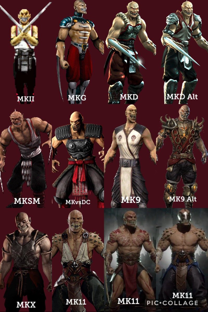 Evolution of Baraka! What's your favorite? Mines MK9 alt and MK11 : r/ MortalKombat