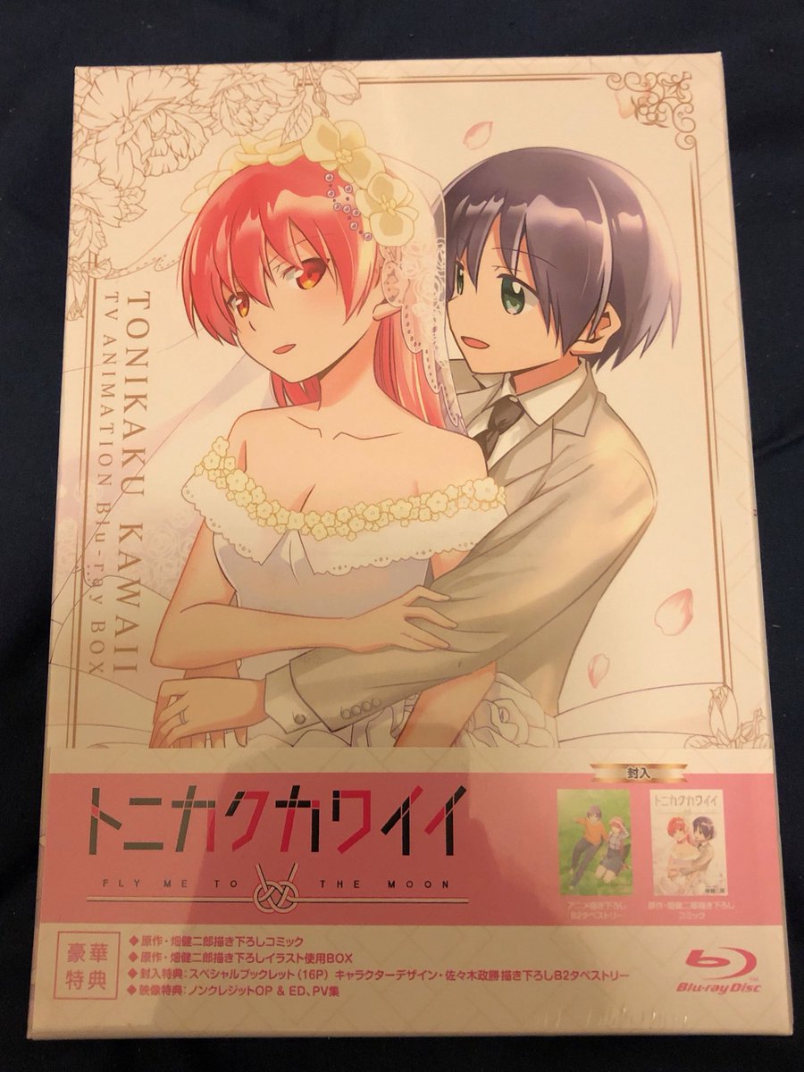 きくりん ゲーマーズで見かけて つい買って しまった アニメ トニカクカワイイ の Bluraybox ｷｬｰｰｰ しかも特典版ですぜ 今度時間ある時にイッキ見しよー そしてやっぱりナサくんと司ちゃんは 尊さ100 ですな イラストが