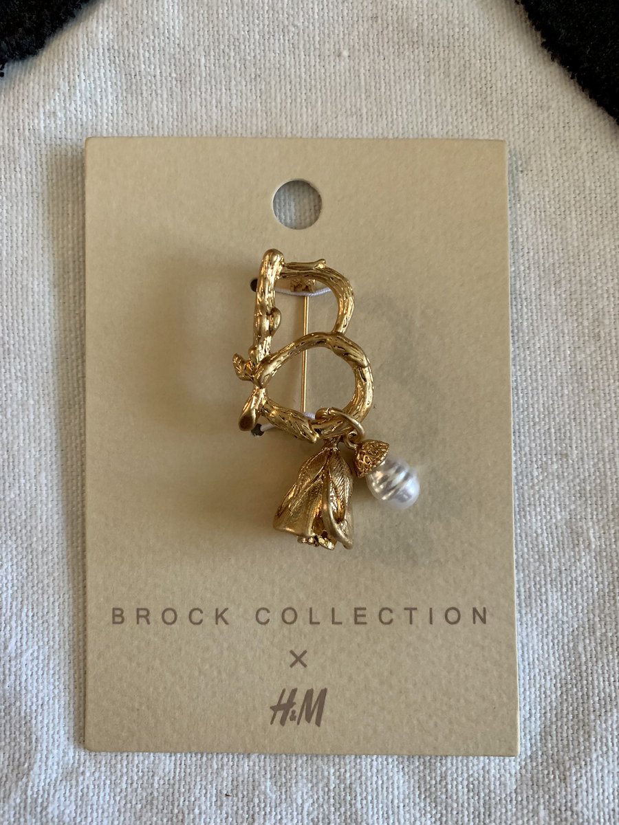 cookiegigan's tweet photo. Did anyone else purchase anything from the @hm x @BROCKCOLLECTION collaboration? It was a few weeks ago. I purchased the brooch and it was delivered last week. #hm #brockcollection #hmxbrockcollection https://t.co/Ny1zlkzDBA