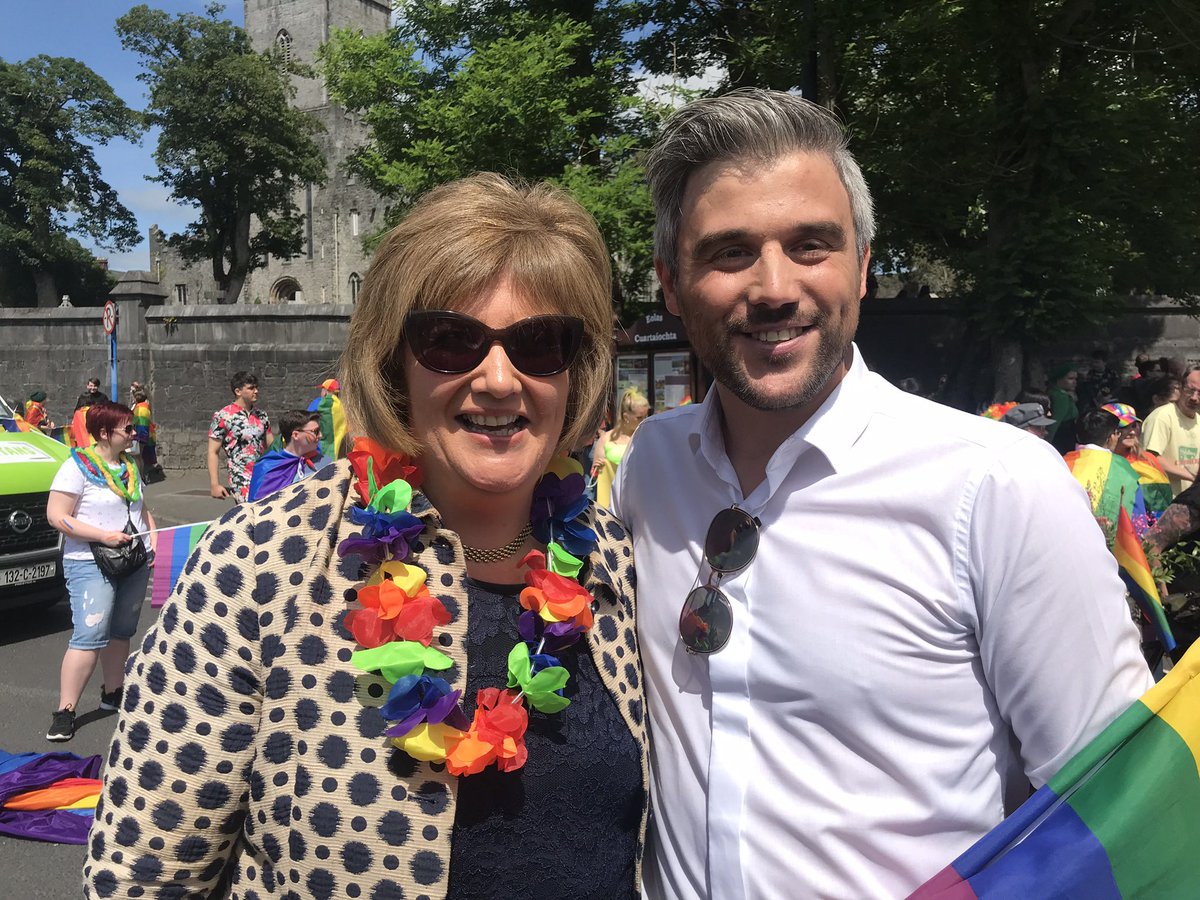 maria16byrne's tweet photo. Best wishes to @limerickpride as they start #pride week. Many events on line this year. Memories of #pride parade in 2018 and  2019 #Limerick. https://t.co/Kvq54KjoPx