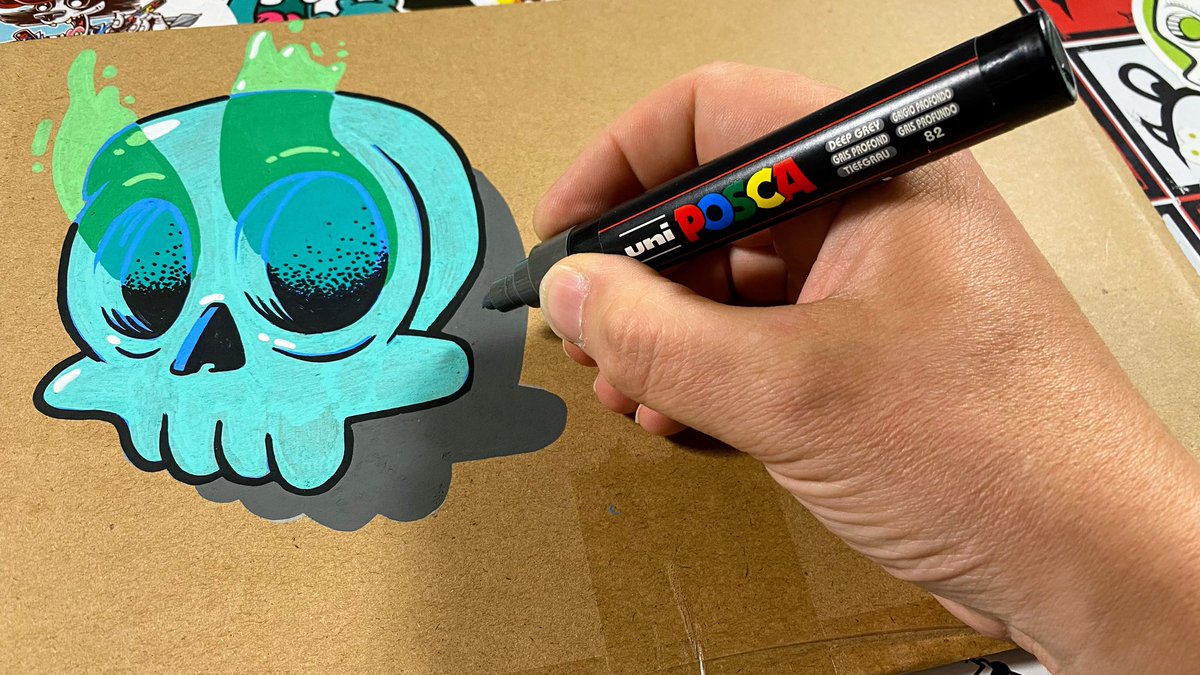 thekorpacademy's tweet photo. Posca Club is twice a week on Tuesdays and Thursdays. Sign up to join live or watch on demand at your own convenience.
#PoscaClub #Posca #PoscaPens #PoscaGallery #art #Artwork #Skull #Hatch #KorpAcademy #DoodleWithKorp https://t.co/OaZtg87s00