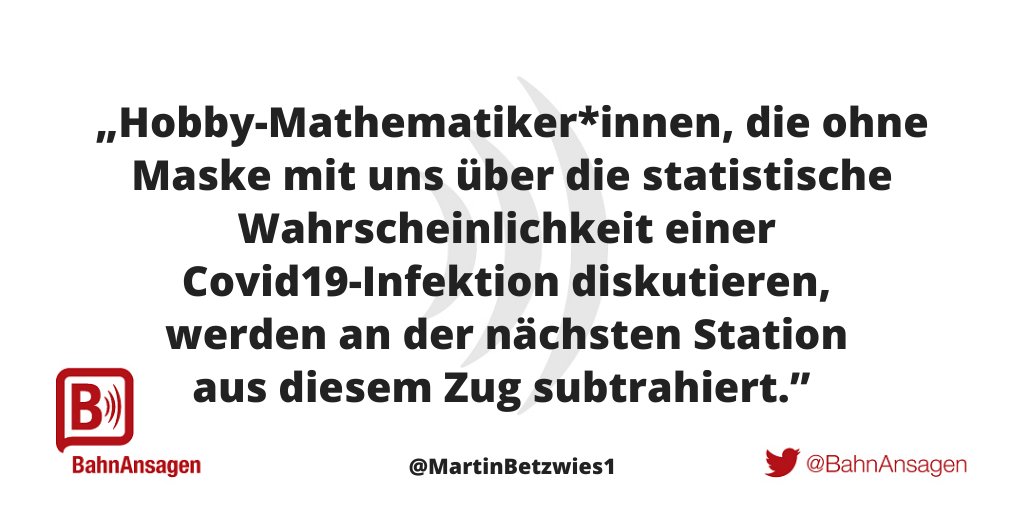 BahnAnsagen | ▶ folgt auf: 🟦☁️| 🦣| 🧵| & 😊📖| tweet media