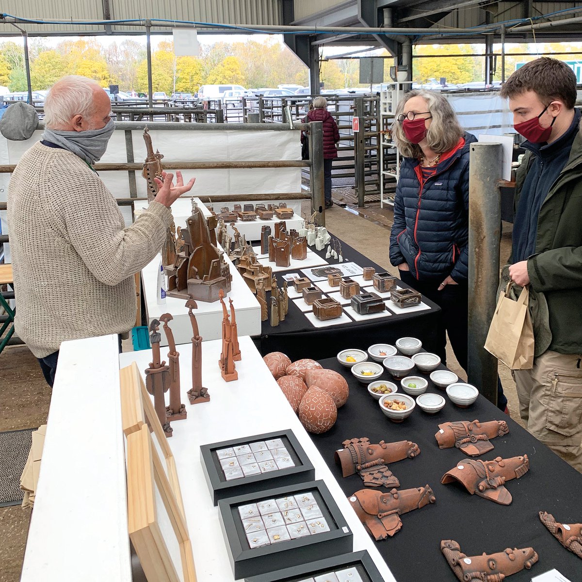 ClayCrafting's tweet image. Matt Cox (pictured) has been organising the @potfest shows for almost 20 years. In ClayCraft issue 52 he tells us about how he and the team coped with last year’s restrictions, and what this year holds for the Potfest shows. 
#potfest #potfestinthepark #potfestinthepens