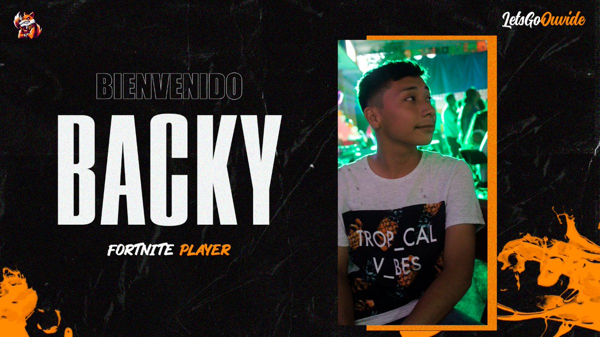 ¡Bienvenido Backy!
 Demosle la Bienvenida a Backy, un jugador que sin duda alguna promete mucho, y con un gran sentido del humor.