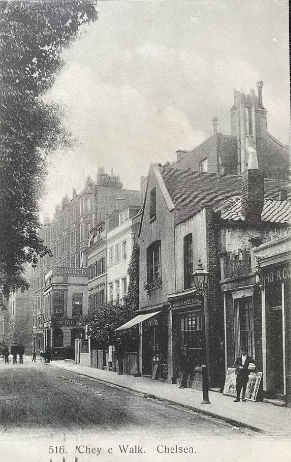 Cheyne Walk, Chelsea c 1905