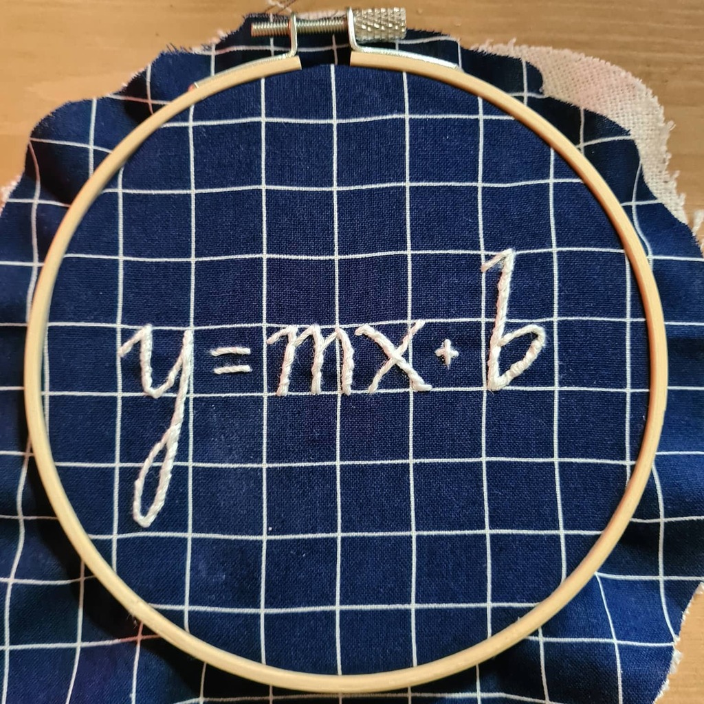 MKSharpStitches's tweet photo. Is it #machinelearning or is it just #regression π
#linearregression #statistics #research #epidemiology #scienceembroidery #scienceart #embroidering #embroidelicious #embroideryhoop https://t.co/Q82HkKbdp9 https://t.co/2QT133LGPQ