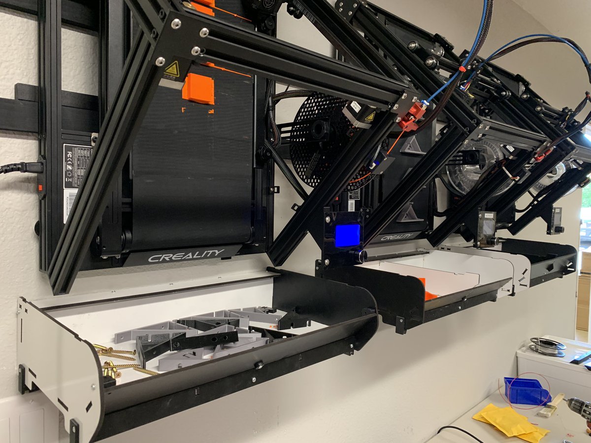 repkord's tweet photo. Well look what's finally back in stock and ready to rock! @Creality3dprint #CR30s galore! Lets make a deal: 3 FREE - Free Captubes Upgrade, Free Wall Mount Kit, AND FREE DOMESTIC SHIPPING! (exp 7/11)

READY...GO!
-> https://t.co/PNkftHuAQZ https://t.co/iBeDcXbqk6