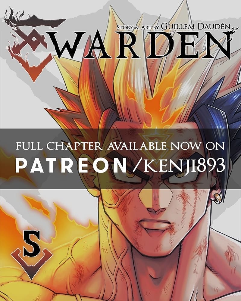 🔥Chapter 5 of Warden starts right in the heat of battle!🔥
You can read the full chapter in Hi-Res right now on my Patreon page.

But no need to worry, you'll also be able to read it for free like all previous chapters this next Saturday! 