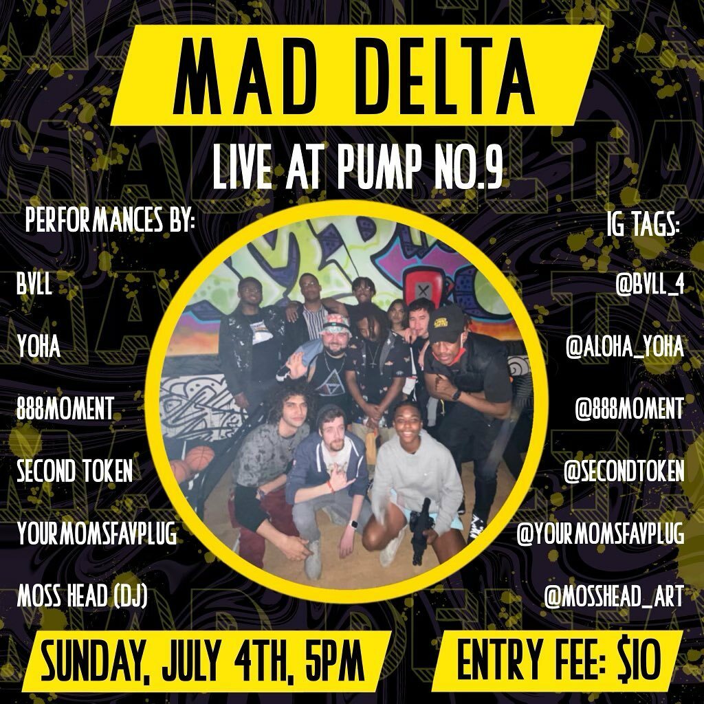 My friends at @maddelt4 and I will be performing today at 5. DM me for location details. I’ll be DJing for a few hrs. First Flyer designed by me :P
.
.
.
#maddelta #djshow #hiphopflyer #rapshow #rap #trap #trapshit #flyerdesigns #flyerdesigner instagr.am/p/CQ6jaILjkxq/