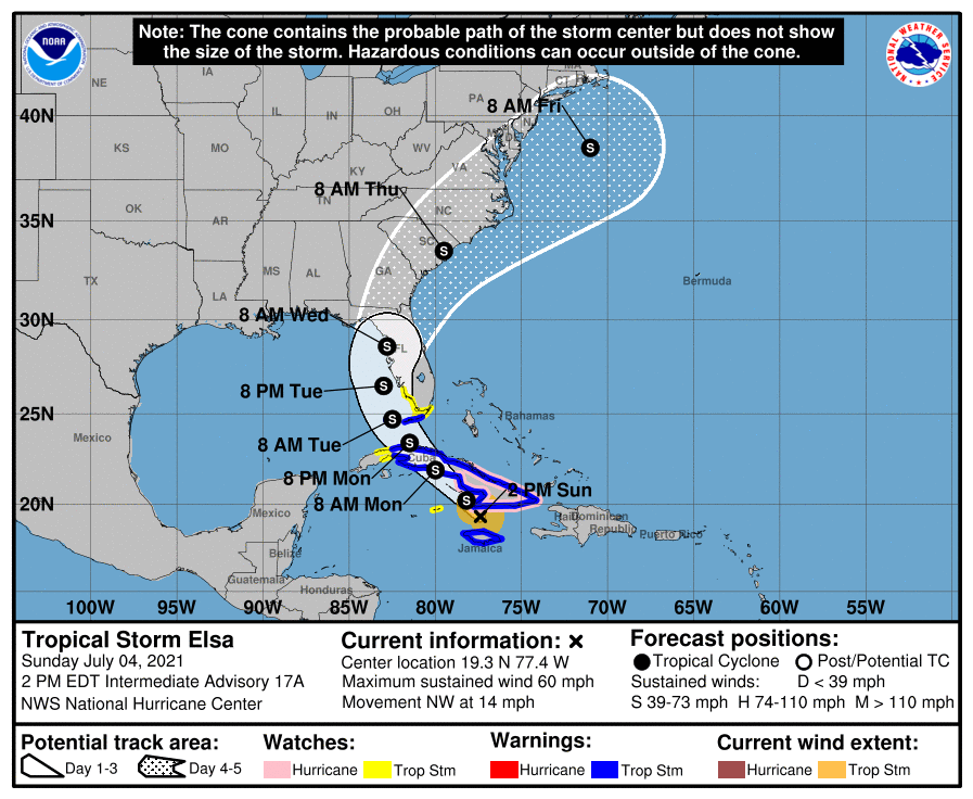 FlNassau's tweet photo. County Officials are monitoring Tropical Storm Elsa. See link below for current information about how the storm will affect us locally in Nassau County, FL. #TropicalStormElsa 

https://t.co/Xy4Hqf9hyx https://t.co/X3CuMPRGJ1