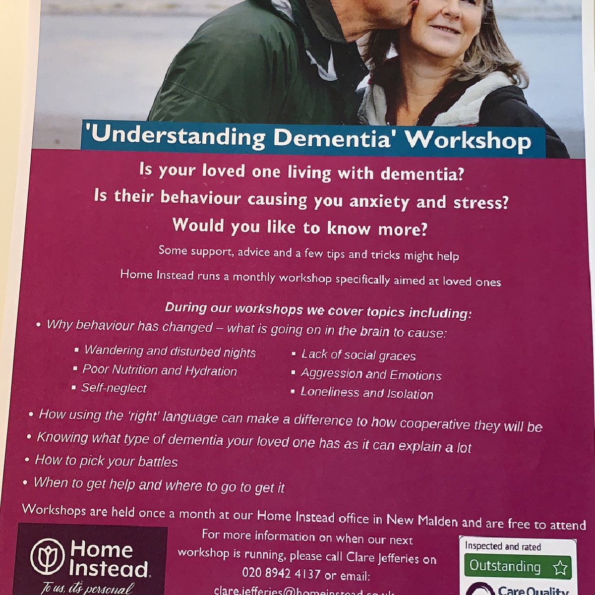 July’s workshop is on Thursday 15th July from 7pm to 10pm in our New Malden offices. Booking is essential as they are proving very popular.