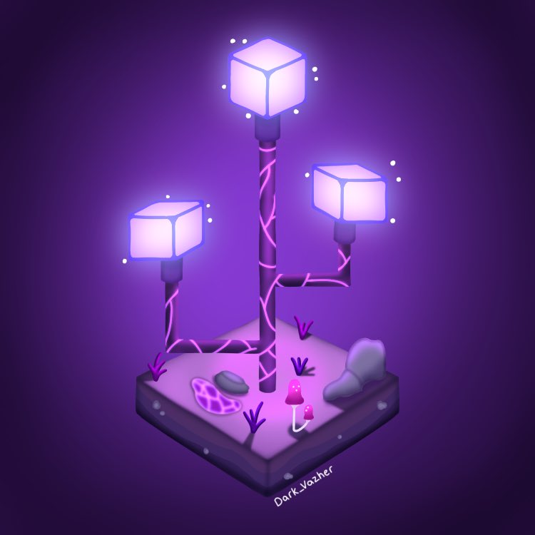 DarkVazher's tweet photo. Magic plants π π±β¨
Inspiration: sea lantern, chorus fruit (Minecraft)
#plants #plantas #magic #magia #fantasy #fantasia #fantasyart #digitalart #light #magicplants https://t.co/5t9EfbNSBe