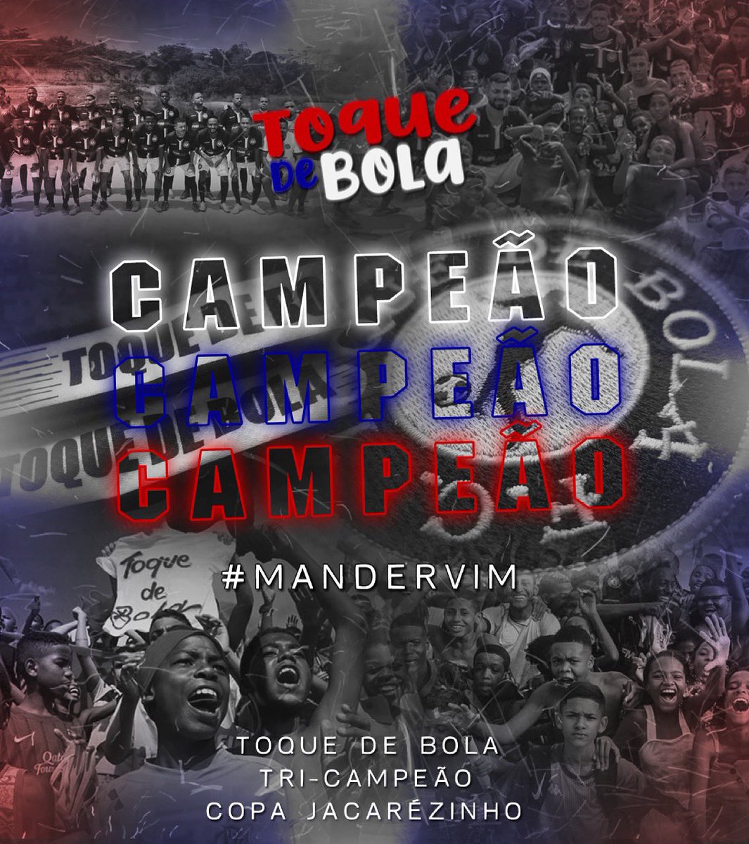 ToquedeBola_FC's tweet photo. TRICAMPEÕES SOMOS NÓS!
#mandervim. Eles não vêm, não! https://t.co/NfnNgxSy3b