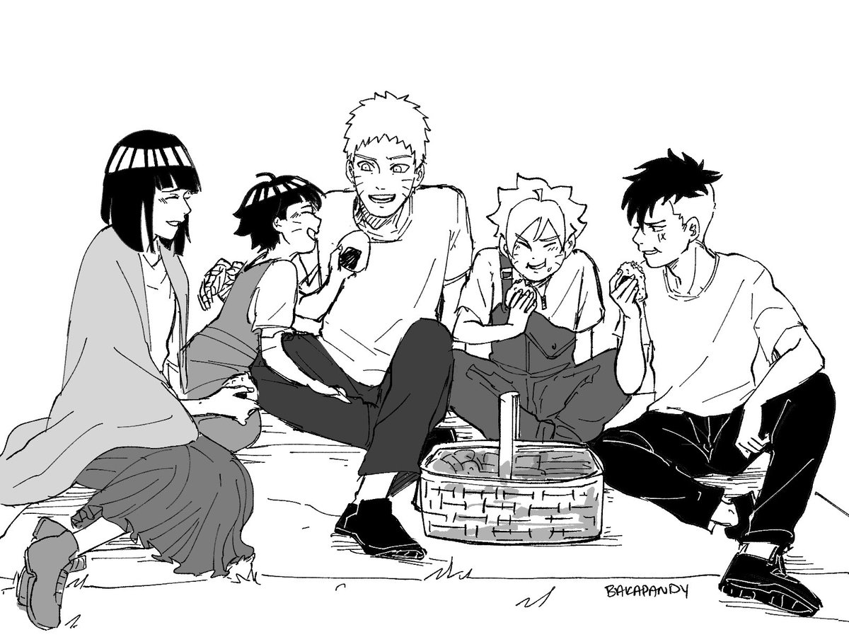hi yes let me just cry everyday about family picnic #BORUTO 