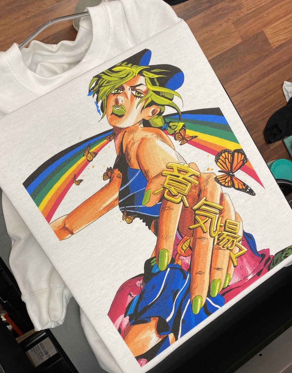 Kamborghini_'s tweet photo. *MUST BE FOLLOWING TO PARTICIPATE*

-RT &amp; Like

-Follow me &amp; @Triumphant
-tag a friend for a higher chance of winning

  a Jolyne Shirt or Crewneck (your choice)
Designed by me!

This giveaway will end in 72 hours. Follow rules✨ https://t.co/LliHAIp9P5