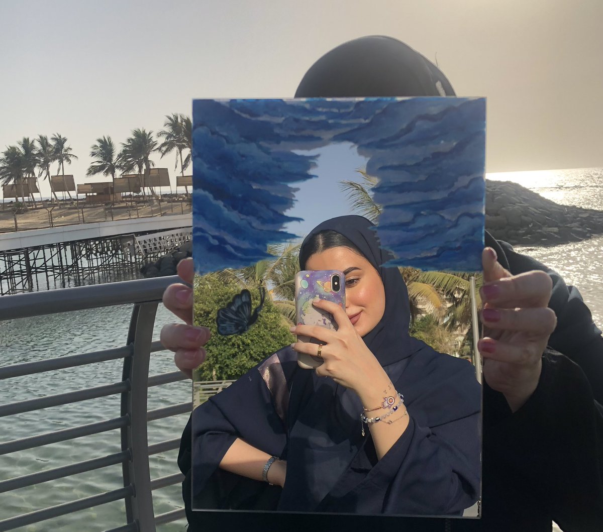 WalaaAqeel_'s tweet photo. Mirror Art 🌟 https://t.co/XfIilapPeg