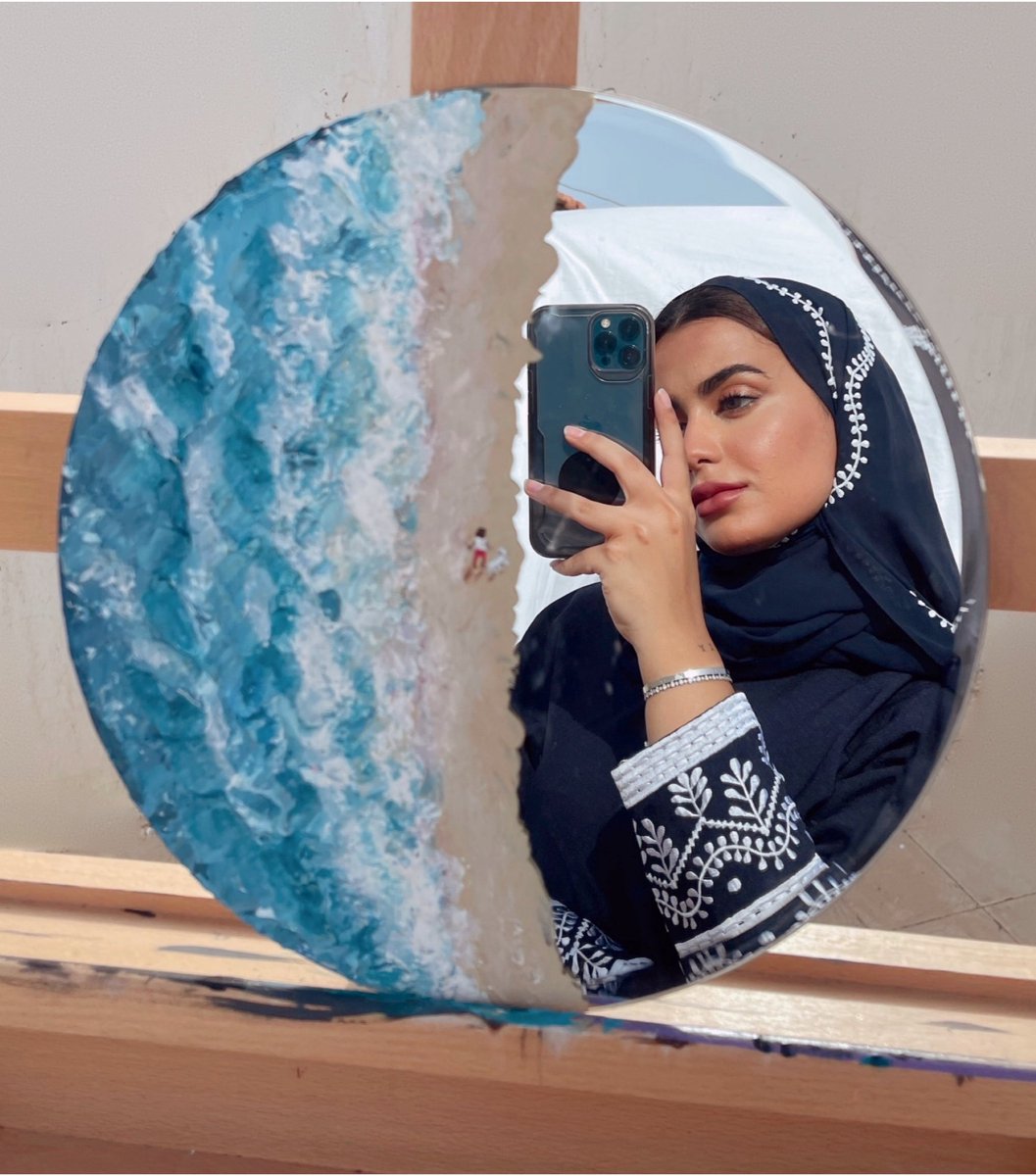 WalaaAqeel_'s tweet photo. Mirror Art 🌟 https://t.co/XfIilapPeg