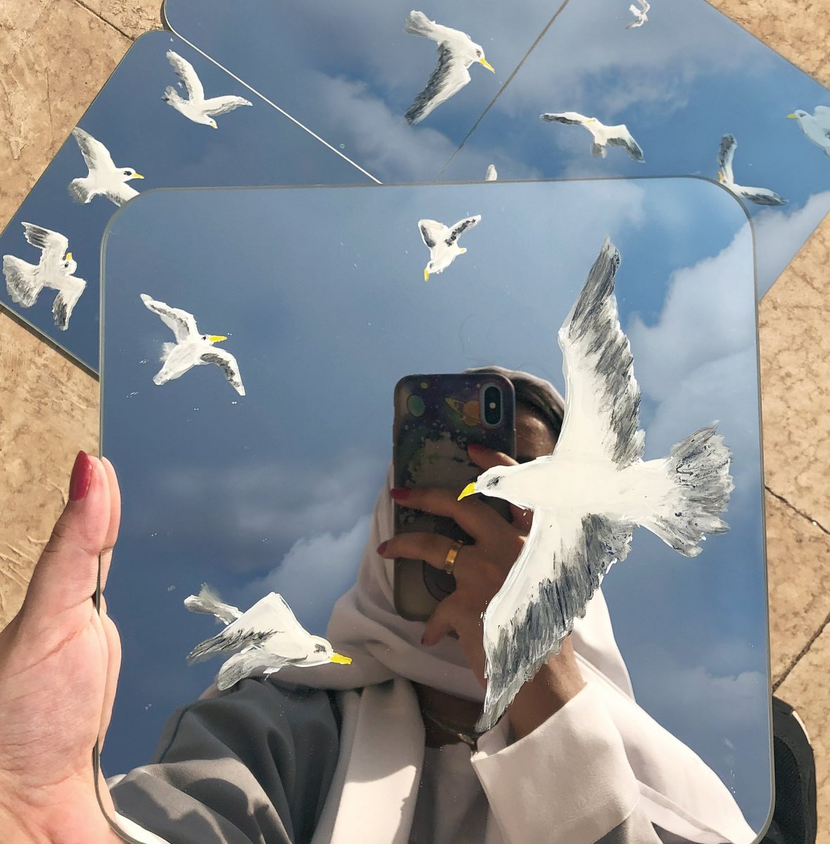 WalaaAqeel_'s tweet photo. Mirror Art 🌟 https://t.co/XfIilapPeg