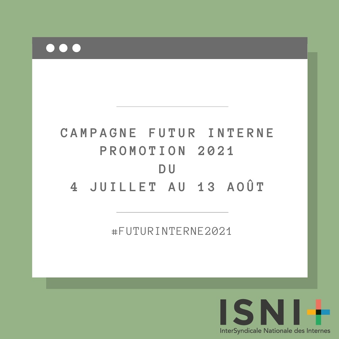 ISNI - InterSyndicale Nationale des Internes tweet media