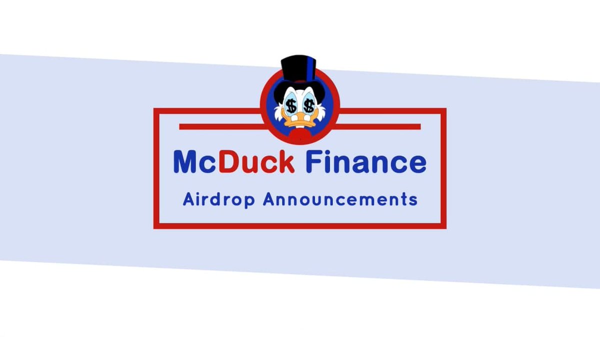 McDuckFinance's tweet photo. 📣 Airdrop Announcements:

🎉 20 trillion DUCK tokens will be distributed among all participants!

✏️ If you are really interested in this project and want to support us, please fill form bellow

https://t.co/XW2wRVNG1e https://t.co/Wd4OURirhZ