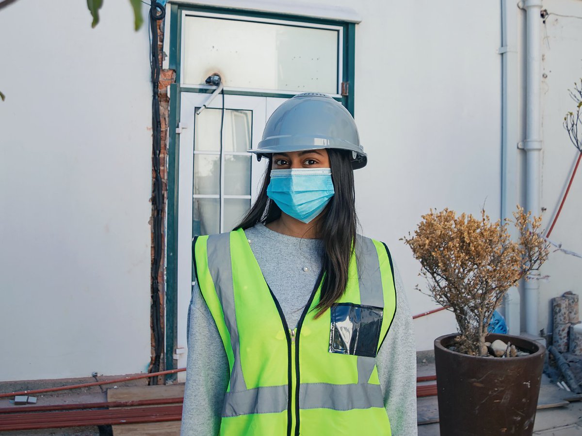 WinchesterMansi's tweet photo. We shape our buildings; thereafter, they shape us. The team from GVK-Siya Zama is hard at work to finalise the renovations (pictured here is Chivashni). https://t.co/KNJ4SqdjPo