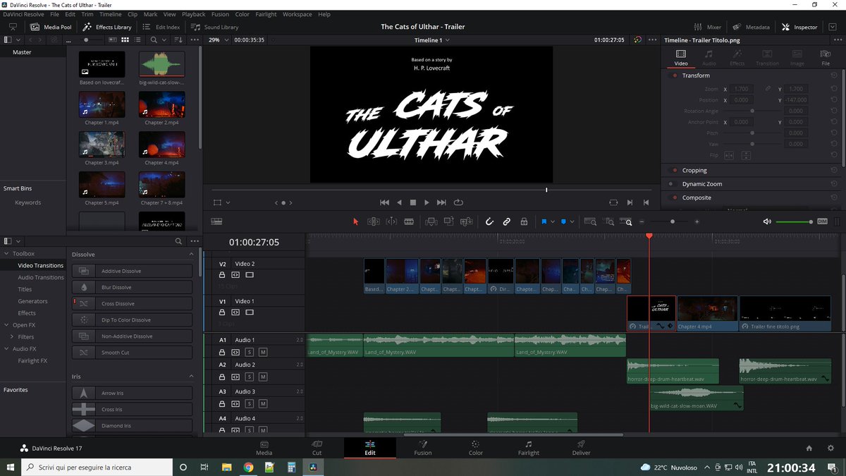 CaprioloOrdnas's tweet photo. Aaaarrgh! I have yet to finish the trailer, so The Cats of Ulthar demo has moved to tomorrow at 18:00 CET!
#TheCatsOfUlthar #horror #gamedev #indiedev #unrealengine #wip #prototype #lovecraft #screenshotsaturday #indiegame #induegamedev #indiegames #videogames https://t.co/59fsPPzYE8