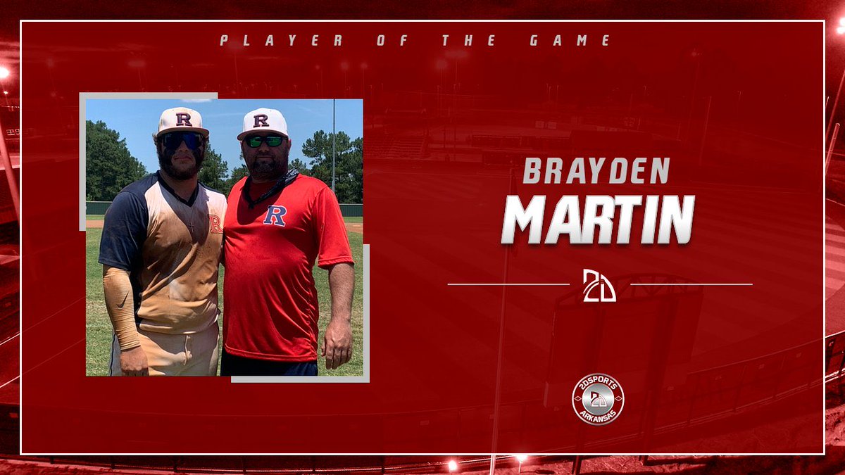 2DsportsbsbAR's tweet photo. βοΈ #TopPerformer βοΈ
Brayden Martin:
2-3, 2 SB
Summer Team: Rocktwon Red Sox
#BattleInArk https://t.co/hD5O6BrfFI