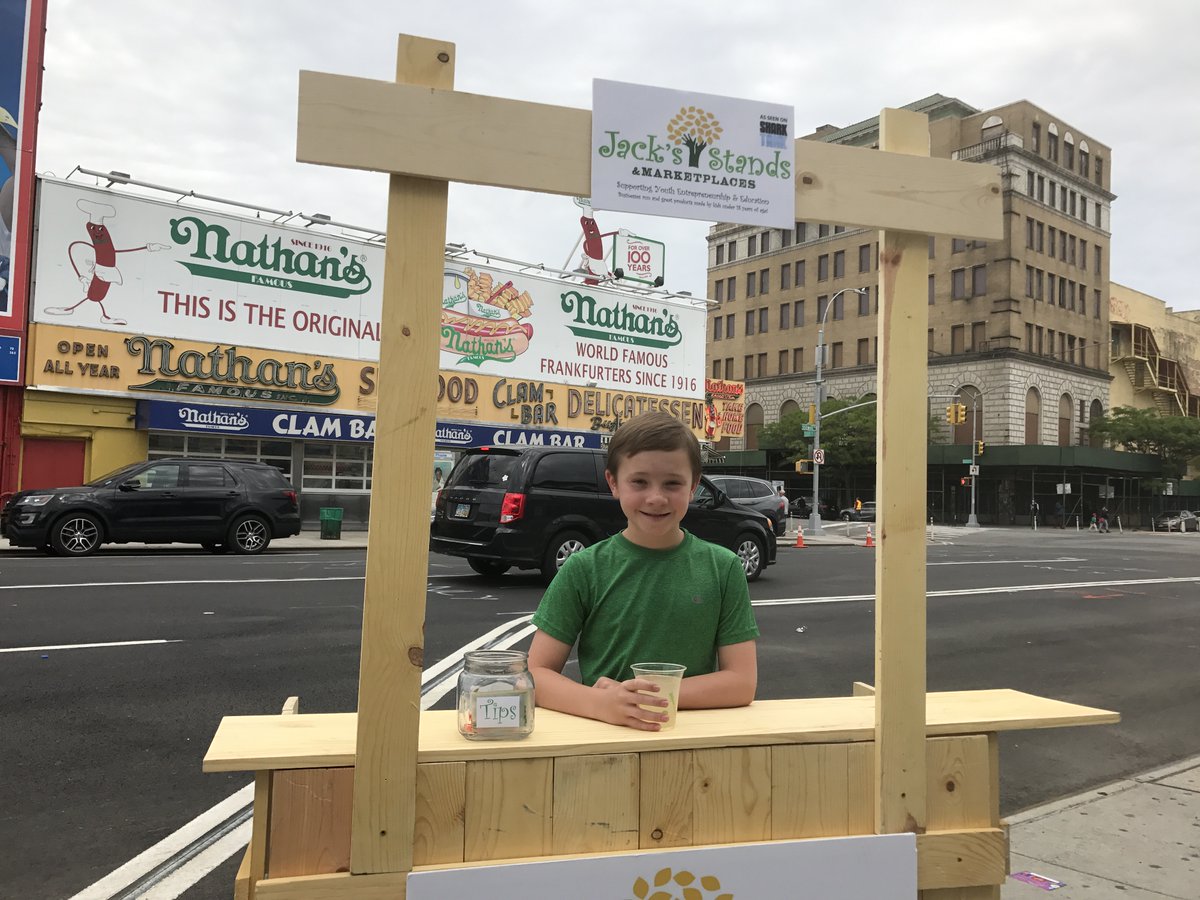 Congrats to <a href="/joeyjaws/">Joey Chestnut</a> Chestnut for a record of eating 76 hot dogs at #NathansHotDogEatingContest! Had my first #NathansFamous 5 years ago with my JacksStands.com in front of #Nathans, which is now a non-profit working w/ other NP to bring Jack's Stands across the U.S.