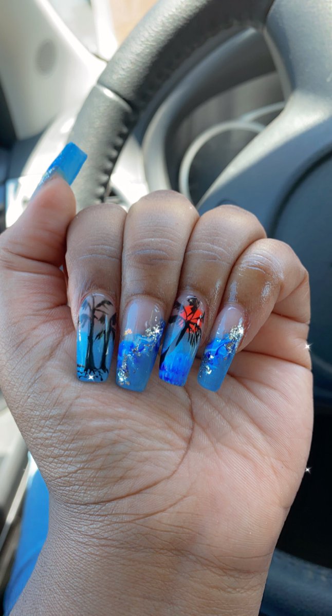 LovingMissCoco's tweet image. I can’t get over my nails 💅🏾 #vacationnails -#nails