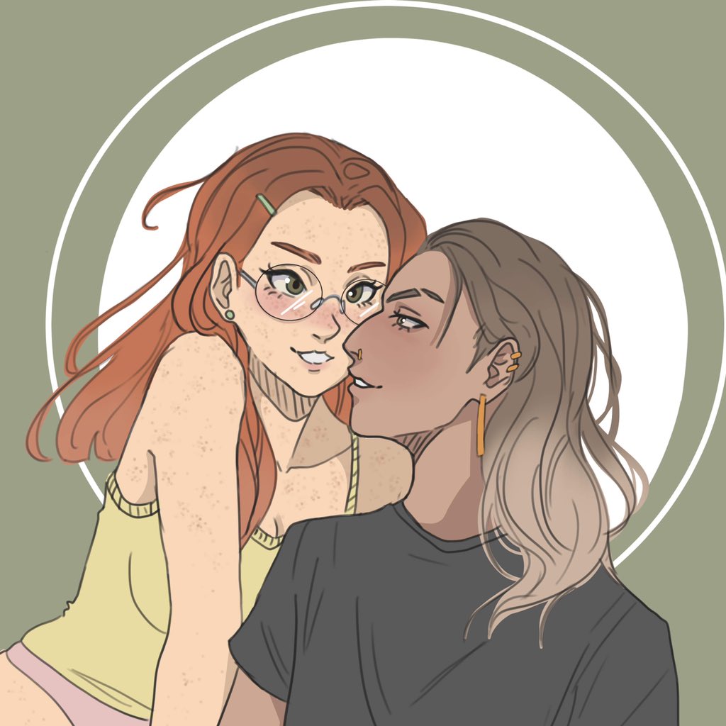 applinjuice's tweet photo. Tad late but happy pride! 
#oc #originalcharacter #gay #pride #art #artist #lesbian #lesbianart #anime #animeart #illustration #digitalart #digitaldrawing #drawing #ArtistOnTwitter https://t.co/K0lSR5W9Ze