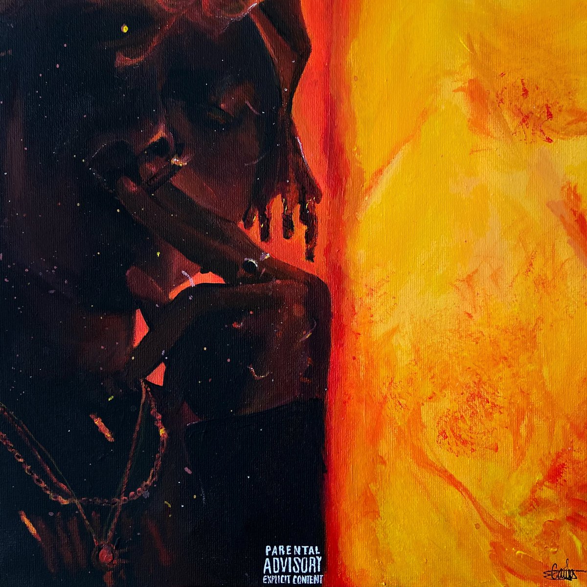 rvbsasha's tweet photo. 🎨 J.O.$ - @JosmanOG 🤑🔥

et voilà enfin ma toile de la cover de jossss 🕺🏻🧡
acrylique 30x30cm https://t.co/8RqOrQZwAQ