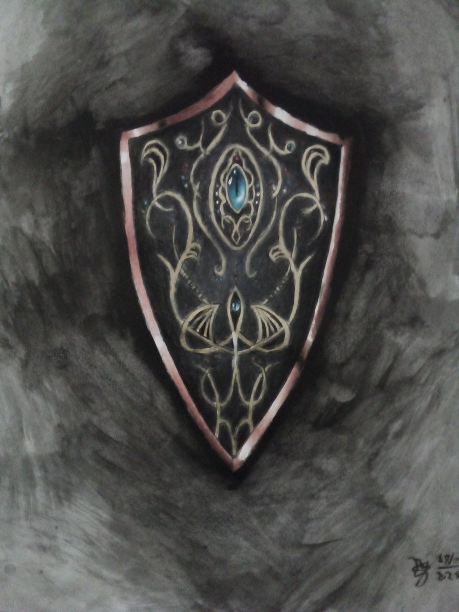 ElohaDevon's tweet image. O escudo de Merlin, capaz de absorver a magia