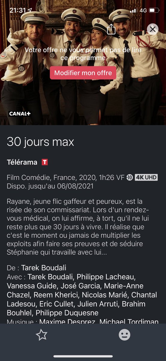 Fizzy972's tweet photo. C’est quoi ça encore ?
@canalplus c’est nouveau ???
#mycanal #canal+ ça coûte combien encore un abonnement Netflix ?? https://t.co/mvzTw0TUWK