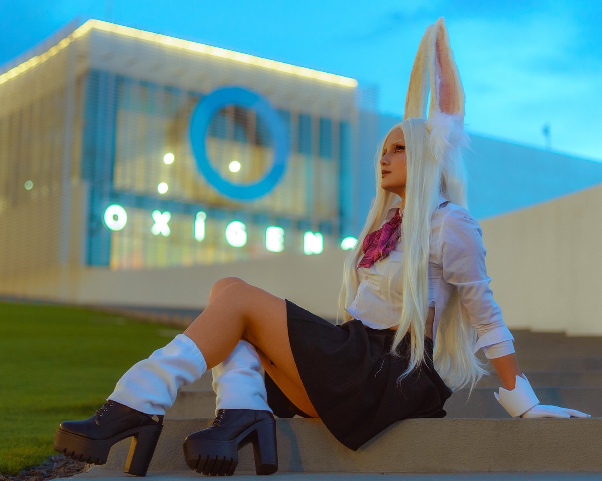 Casual Mirko Cosplay from My Hero Academia.