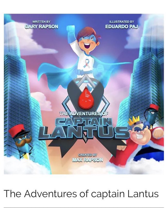 Any children &amp; YP teams.. this little champ looks like a lot of fun.! 🦸🏼‍♀️ 

A story inspired by a T1 warrior Max!! have a look at the links below: 

💻 captainlantus.com
🐦 <a href="/the_lantus/">The Adventures Of Captain Lantus</a> 

#type1warriors #CYP #Diabetes