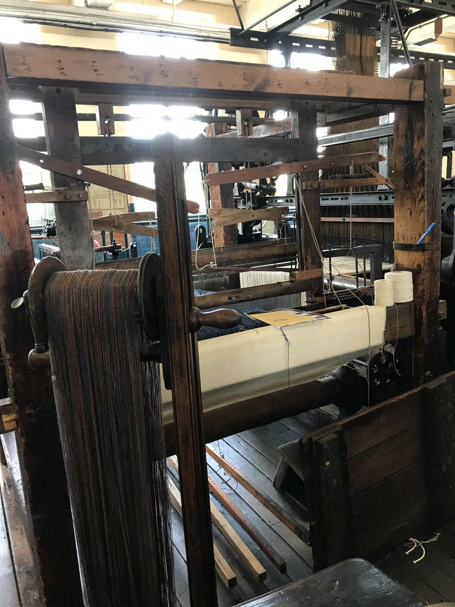 HeiferProds's tweet photo. Thanks so much to #BradfordIndustrialMuseum for showing us around today, such a brilliant selection of textiles machinery including a handloom just like our protagonist Kitty uses to weave her stories. 

#heritage #theatre #Yorkshire #Bradford 

#AWeaversThread 
8 &amp; 10 July https://t.co/YDCZbnb9rP
