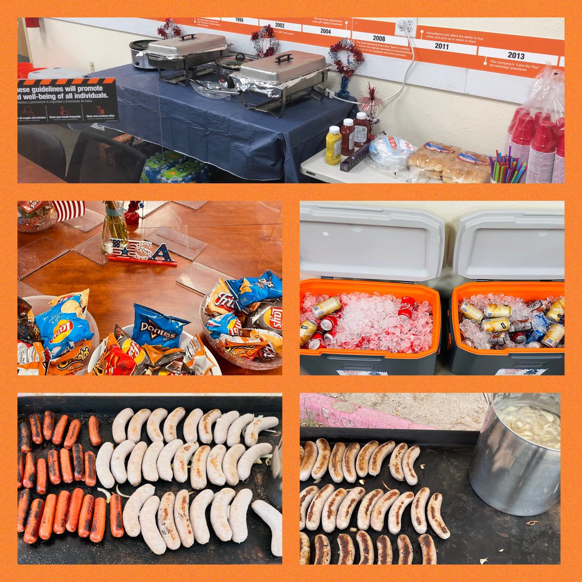 Corey Boswell (@cboswellhd) on Twitter photo Happy 4th of July ๐ฅto an amazing group of associates <a href="/TheCreekHD/">THEQueenCreekHD</a> I enjoyed cooking over 200 Brats, Hot Dogs & a crockpot of sauerkraut. I couldnโt ask for a better team of orange blooded associates. <a href="/D66Celest/">Sheldon Celestine ๐น๐น๐บ๐ธ</a> <a href="/FeliciaPuente05/">Felicia Puente (Duran)</a> <a href="/RussellTomlins7/">Russell Tomlinson</a> <a href="/mosesjedTHD/">Jed Moses</a> Happy 4th of July ๐ฅto an amazing group of associates <a href="/TheCreekHD/">THEQueenCreekHD</a> I enjoyed cooking over 200 Brats, Hot Dogs & a crockpot of sauerkraut. I couldnโt ask for a better team of orange blooded associates. <a href="/D66Celest/">Sheldon Celestine ๐น๐น๐บ๐ธ</a> <a href="/FeliciaPuente05/">Felicia Puente (Duran)</a> <a href="/RussellTomlins7/">Russell Tomlinson</a> <a href="/mosesjedTHD/">Jed Moses</a>
