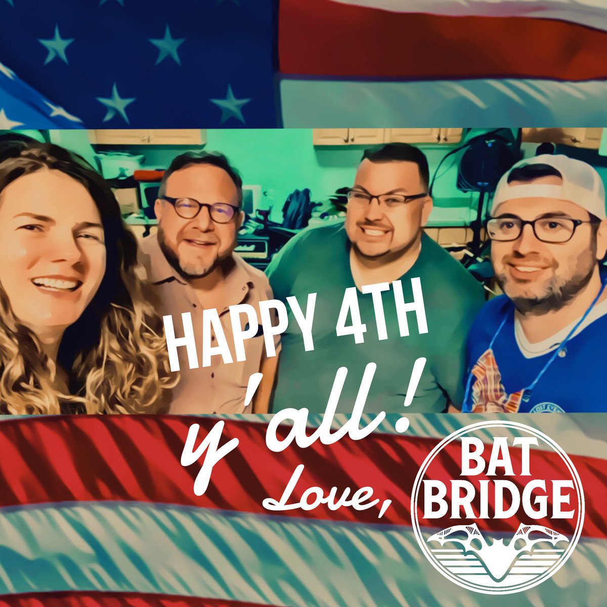 batbridgeband's tweet photo. Reminder to please hold on to all your fingers today, folks! 🧨💥✌🏼 Happy Independence Day! 🇺🇸

#atxmusic #austin #batbridgeband #atx #austinmusic #audioloveofficial #bestband #guitarist #austinband #atxband #atxbands #atxmusicians #musicians #indierock #happy4th #4thofJuly https://t.co/szlu144izm