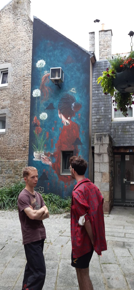 CA_cotesdarmor's tweet photo. #evenement le Festival #justdopaint @JustDoPaint1 a animé la @VilledeStBrieuc tout ce week-end avec des balades guidées par la team du #Festival ! Bravo aux artistes et à l'organisation pour cette mise en valeur de #SaintBrieuc ! Vous aussi, venez découvrir les nouvelles oeuvres https://t.co/6WvtdWeSp6