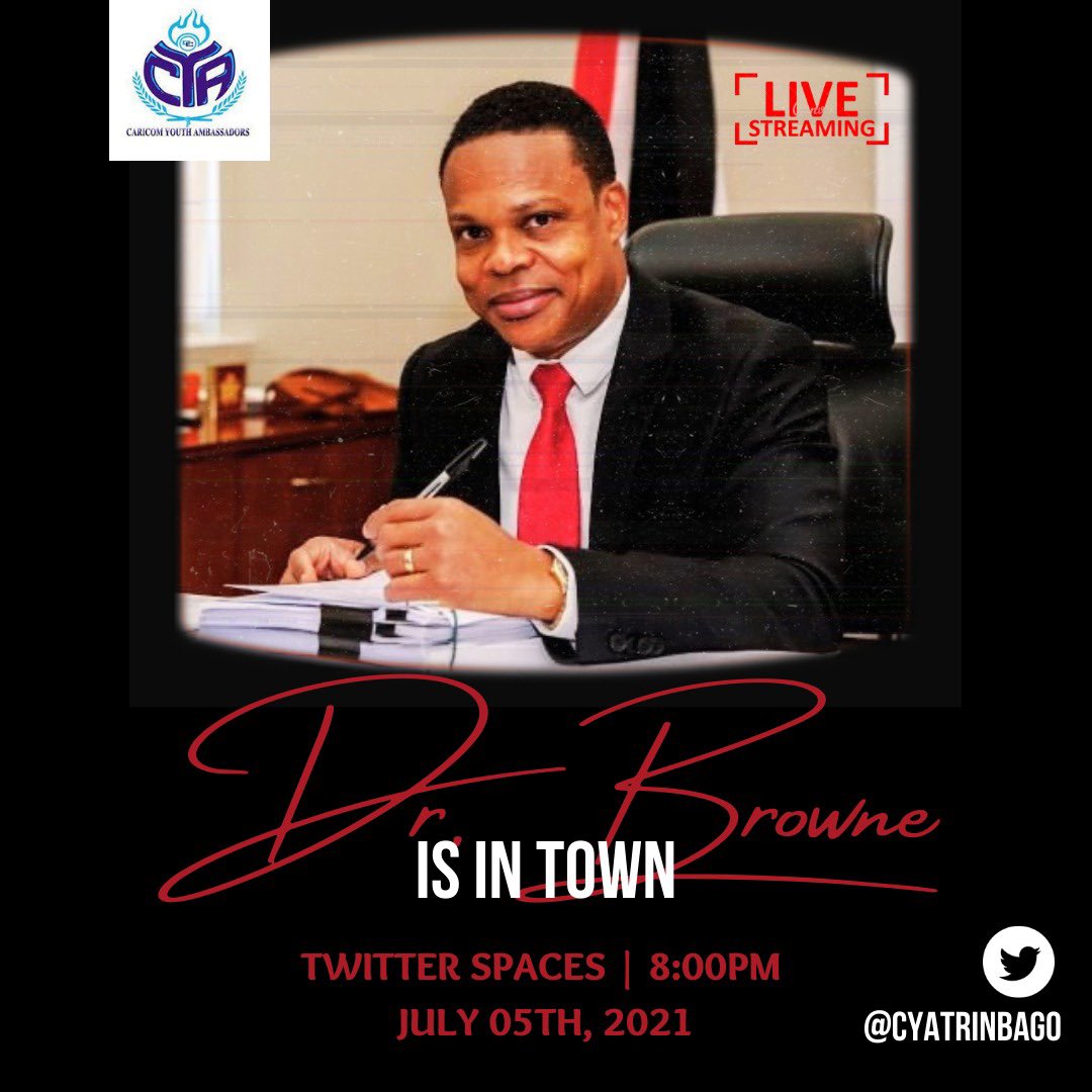 cyatrinbago's tweet image. As part of our job, we engage politicians and elected representatives to hear from them, ask questions and address concerns on their plans and actions in relation to youth. Tomorrow, we are proud to present “Dr. Brown is in Town,” at 8:00pm on Twitter spaces. Be THERE! #access